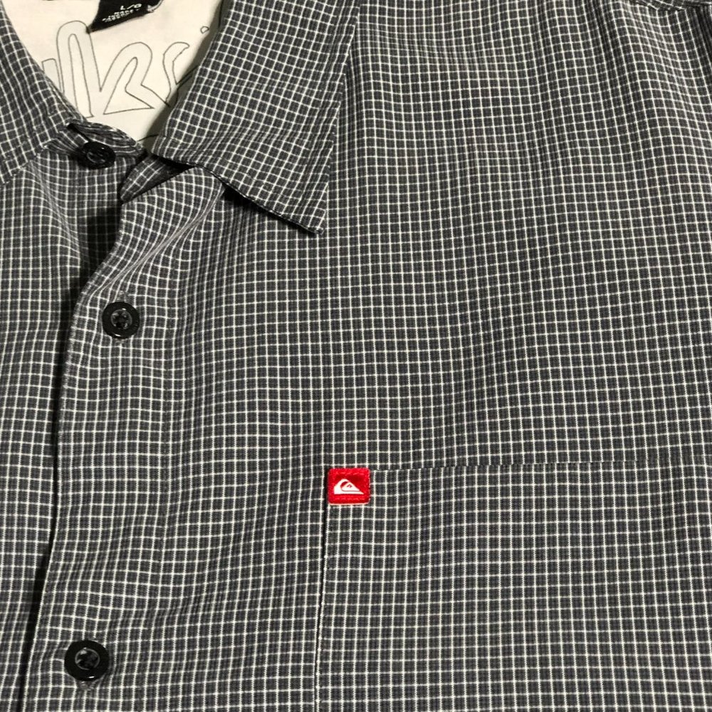 Quiksilver S/S No Tuck Shirt-Sz L